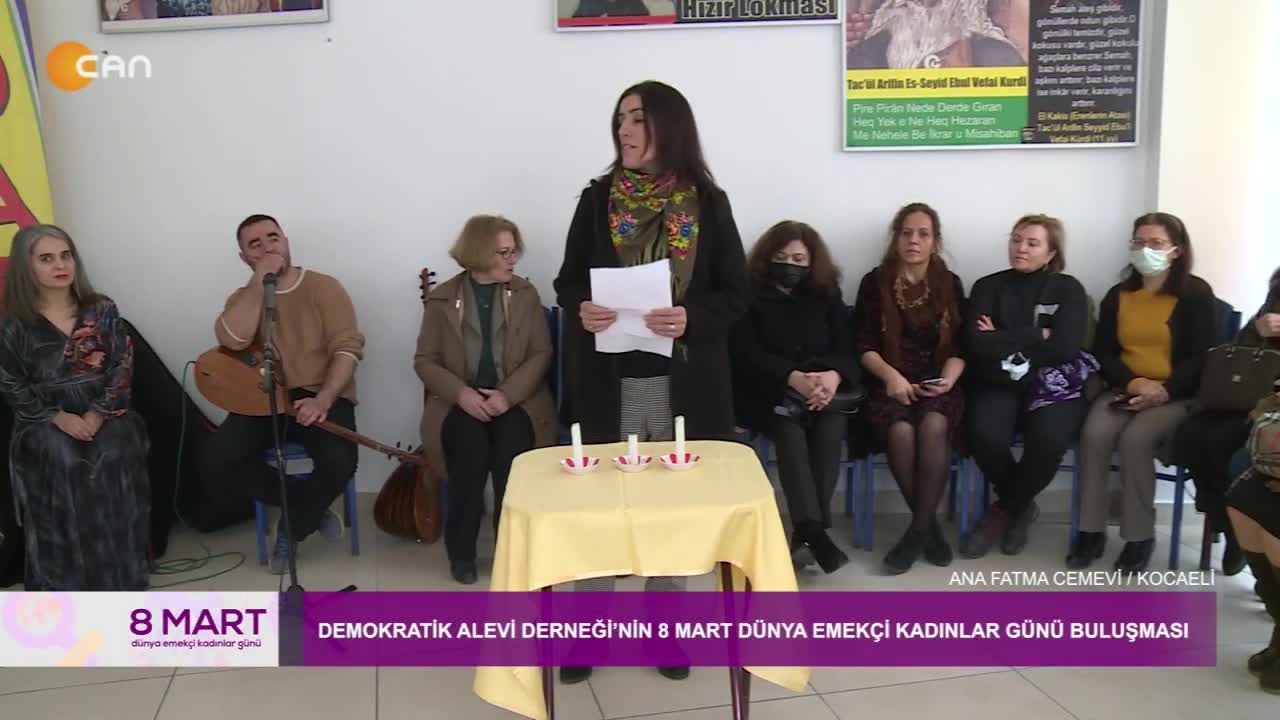 Demokratik Alevi Derneği'nin 8 Mart Dünya Emekçi Kadınlar Günü Buluşması - Ana Fatma Cemevi / Kocaeli