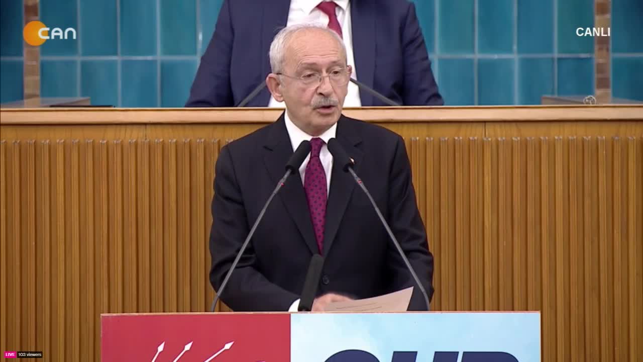 CHP Genel Başkanı Kemal Kılıçdaroğlu Konuşuyor..