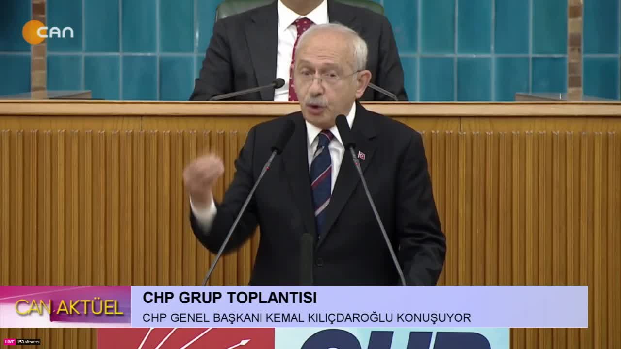 CHP Grup Toplantısı, CHP Genel Başkanı Kemal Kılıçdaroğlu Konuşuyor..
