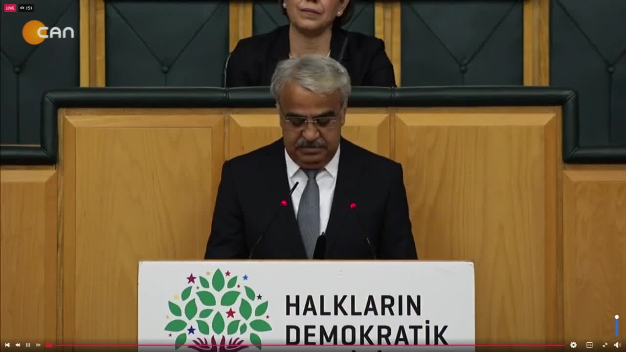 HDP Grup Toplantısı - HDP Eş Genel Başkanı Mithat Sancar Konuşuyor