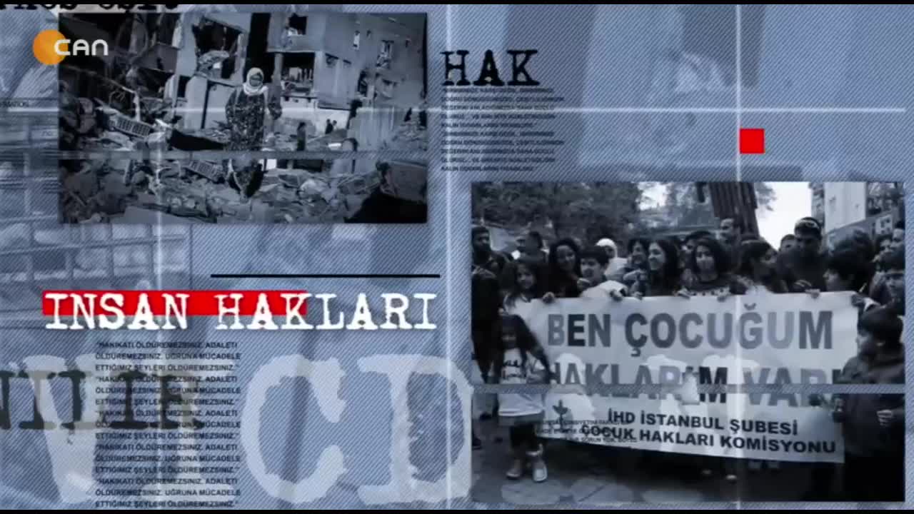 Gülseren Yolleri'nin Hazırlayıp Sunduğu İnsan Hakları Programının Konuğu İnsan Hakları Vakfı İstanbul Temsilcisi Ümit Efe Can Tv'de