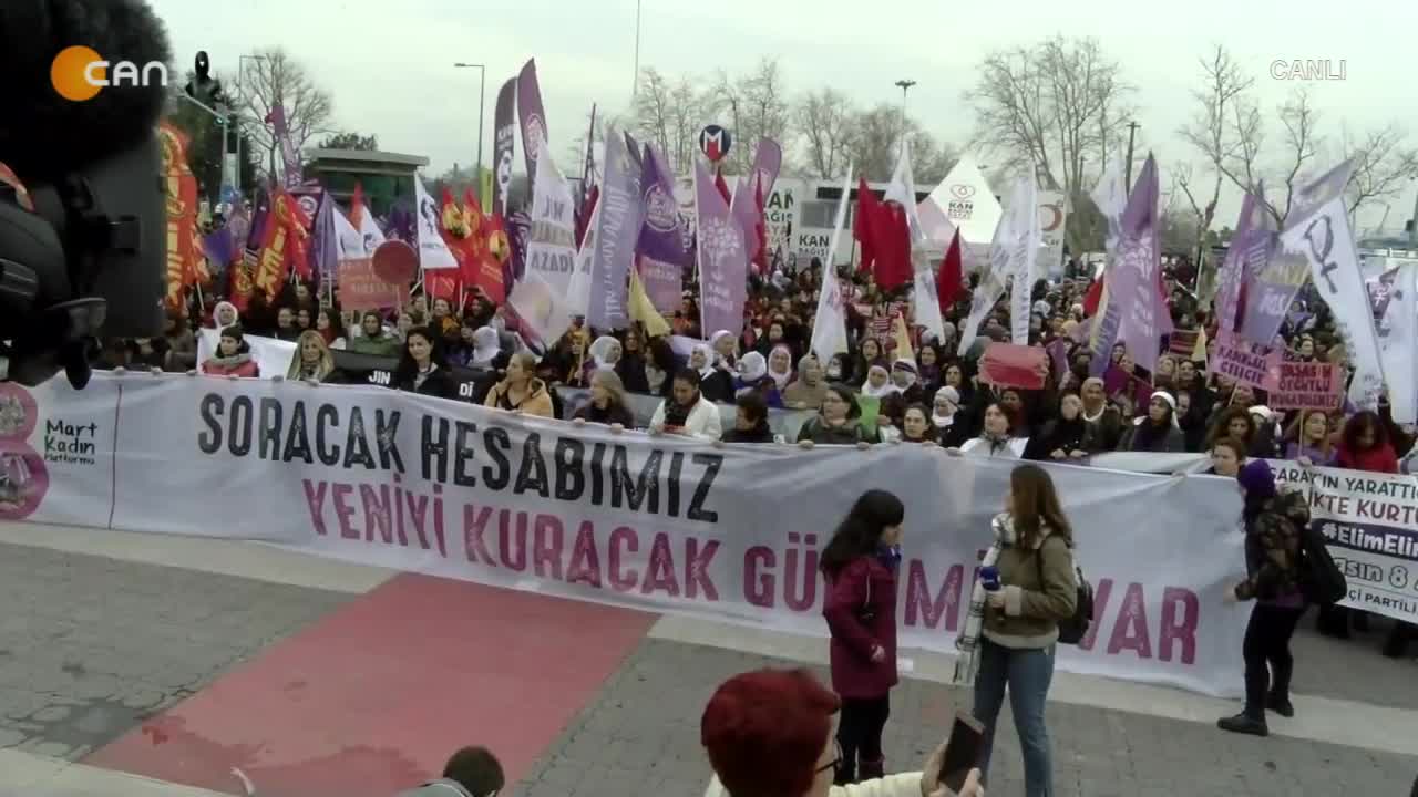 8 Mart Dünya Emekçi Kadınlar Günü Kadıköy Mitingi
- #CANLI