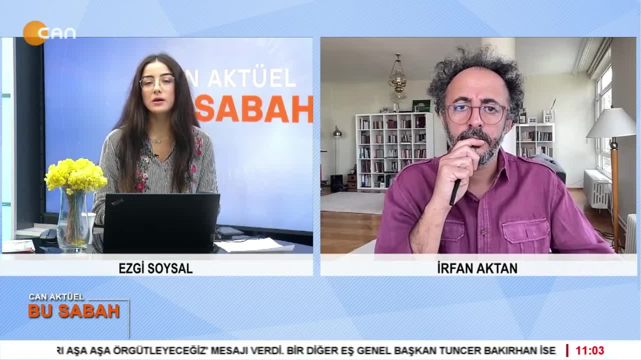 Ezgi Soysal ile Can Aktüel Bu Sabah programının 06 Kasım Pazartesi Günü Konuğu: Gazeteci İrfan Aktan. 2  Bölüm