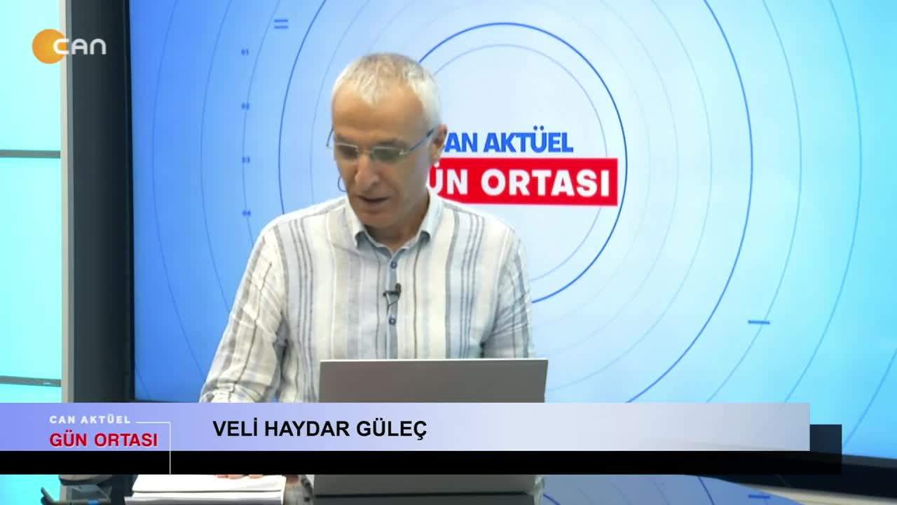 Veli Haydar Güleç’in sunduğu Can Aktüel Gün Ortası programının konuğu: Türkiye Gazeteciler Sendikası Genel Başkanı Gökhan Durmuş.