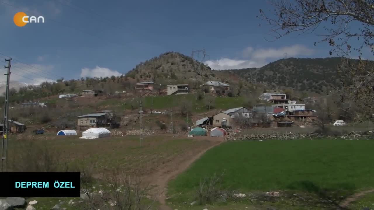 Depremde ağır hasar gören dağ köyü Gomikan’da son durum…