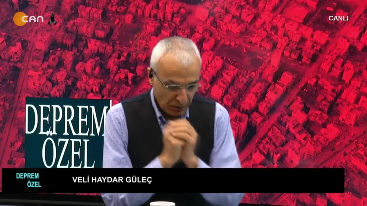 Veli Haydar Güleç’in sunduğu  Deprem Özel programı Can Tv’de