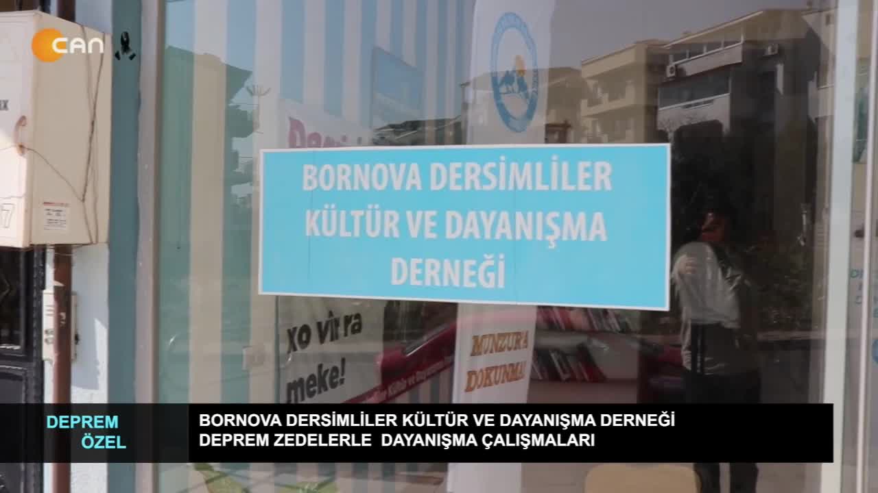 Bornova Dersimliler Kültür ve Dayanışma Derneği Deprem Zedelere Dayanışma Çalışmalarına devam ediyor