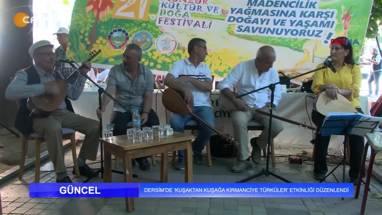 Dersim’de Kuşaktan Kuşapa Kırmanciye Türküler etkinliği düzenlendi