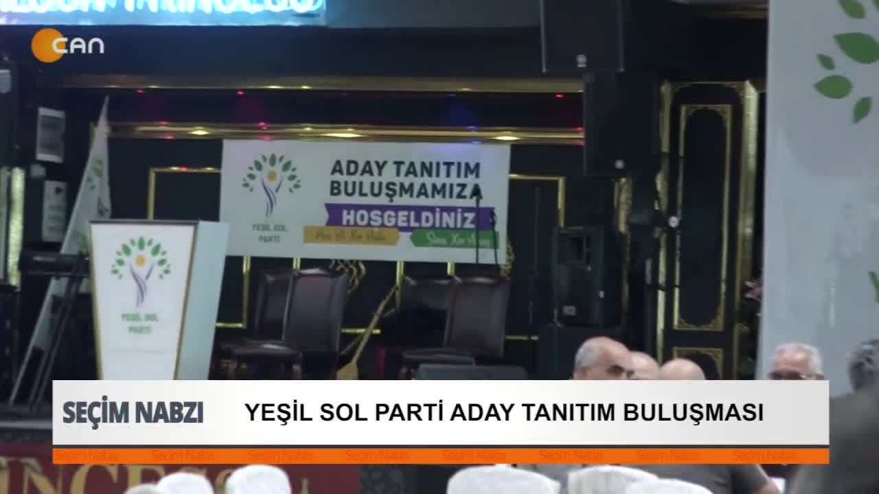 İstanbul'da Yeşil Sol Parti Aday Tanıtım Buluşması.