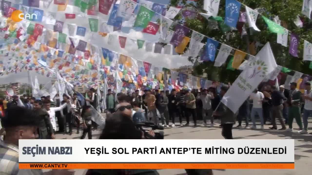 Yeşil Sol Parti Antep'te Miting Düzenledi.