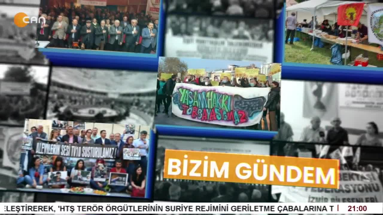 - Suriye'de 'Yeni Süreç' Ne Getirecek ?
- HTŞ Ve SMO Saldırıları Ve Suriye'de Yeni Dengeler
- Halep'e, Til Rıfat'a Saldırılar Ve Kürt Göçü
- Elif Sonzamancı'nın Hazırlayıp Sunduğu Bizim Gündem Programınnı Konukları Gazeteci Fehim Işık, Gazeteci Nilgün Mete Ve Gazeteci Cemal Turan - CANTV