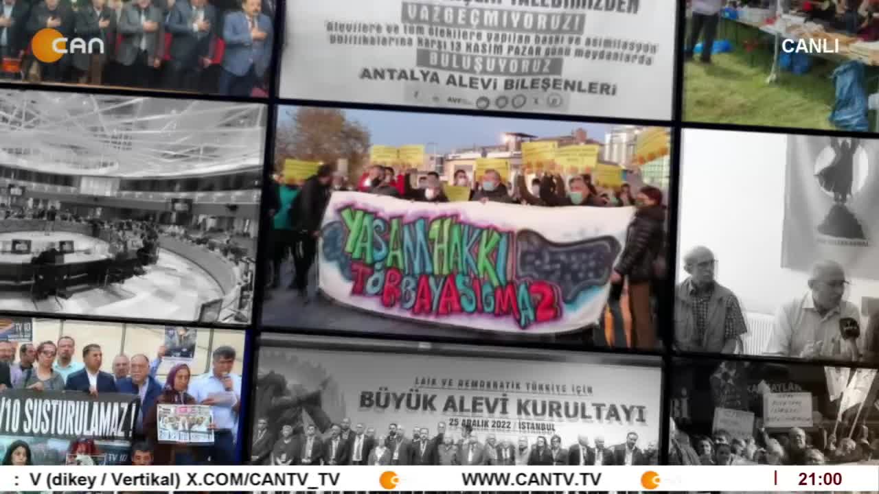 - Barış Arayışları Ve Kürt Sorunu
- Anadolu'nun Horosan'ı Tunceli Sempozyumu
- Elif Sonzamancı'nın Hazırlayıp Sunduğu Bizim Gündem Programının Konukları Tarihçi Namık Kemal Dinç, Araştırmacı/Yazar Hüseyin Çatal Ve Gazeteci Cemal Turan - CANTV