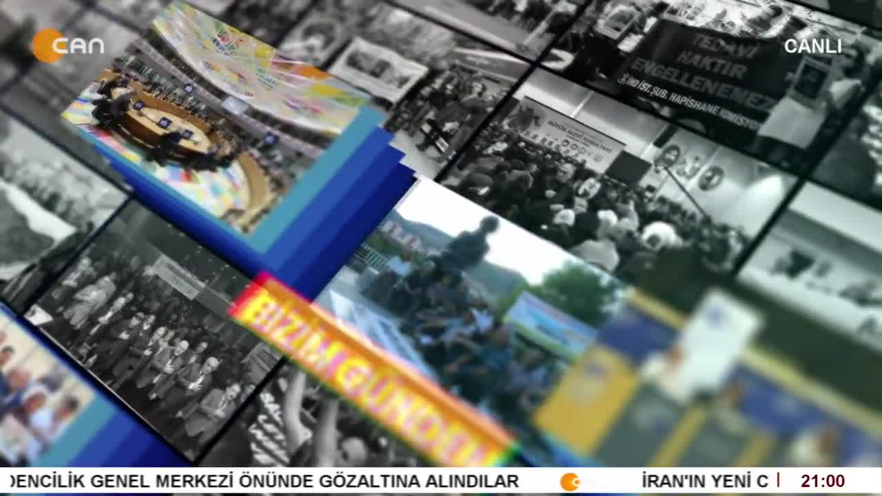 - Narin Güran Cinayetinin Gösterdikleri
- Alevilerin Mekanlarına Cami İnşaatı Ne Anlama Geliyor
- Elif Sonzamancı'nın Sunduğu Bizim Gündem Programının Konukları DEM Parti Mersin Milletvekili Ali Bozan, Gazeteci Nilgün Mete Ve Gazeteci Cemal Turan - CANTV