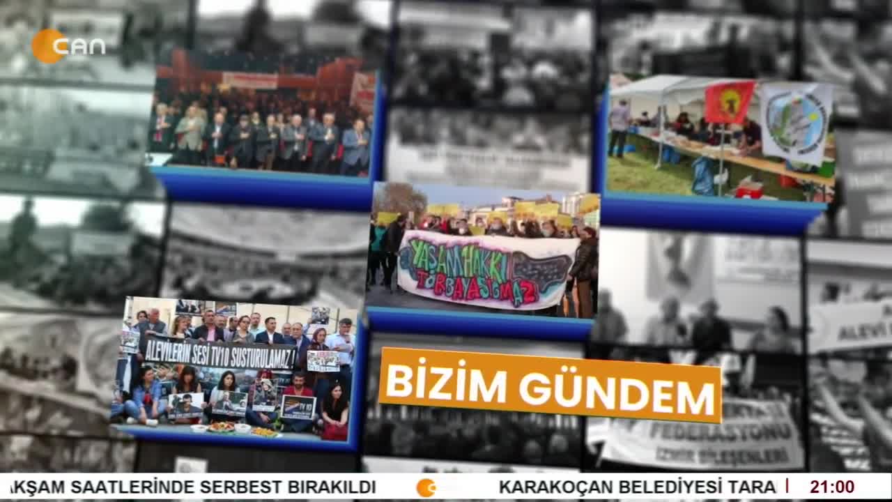 - Avrupa'da Alevi Örgütlenmesi ve Avrupa Alevi Çalıştayı,
- AABK, Strasburg'da Diplomasi Ofisi Açtı, 
- Arnavutlukta Bektaşi Devleti, 
– Elif Sonzamancı’nın Sunduğu Bizim Gündem Programının Konukları: Gazeteci Şükrü Yıldız, ADFE Başkanı Zeynel Abidin Koç, Gazeteci Cemal Turan - CANTV