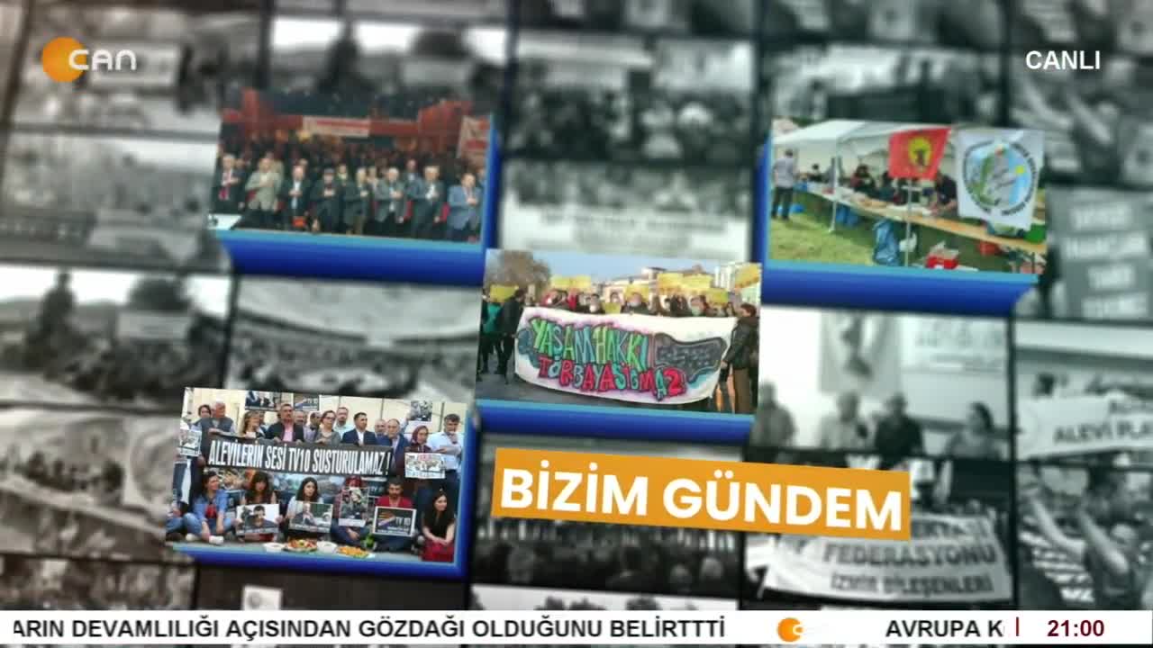 - Sivas Katliamı: İnsanlığa Karşı Yapılan Bir Suç
- Diyarbakır - Mardin Yangını
- Elif Sonzamancı'nın Hazırlayıp Sunduğu Bizim Gündem Programının Konukları PSAKD Genel Başkanı Cuma Erçe, DEM Parti Mardin Milletvekili George Aslan, Gazeteci Cemal Turan, Gazeteci Nilgün Mete,  - CANTV