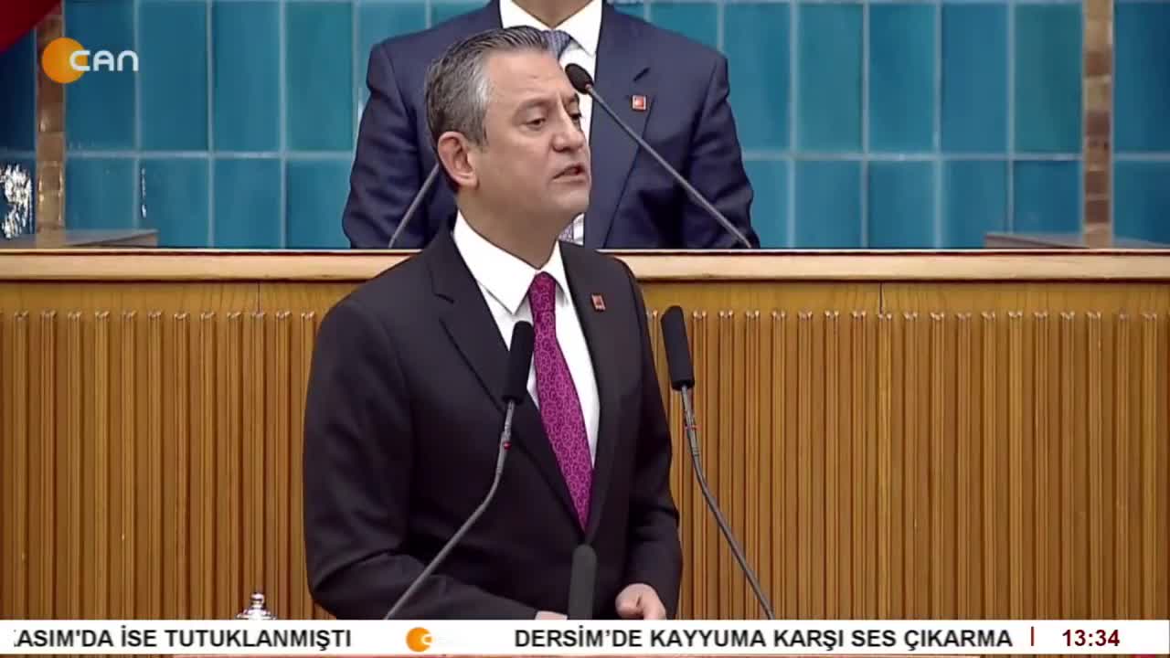 CHP Grup Toplantısı. CHP Genel Başkanı Özgür Özel Konuşuyor. - CANTV