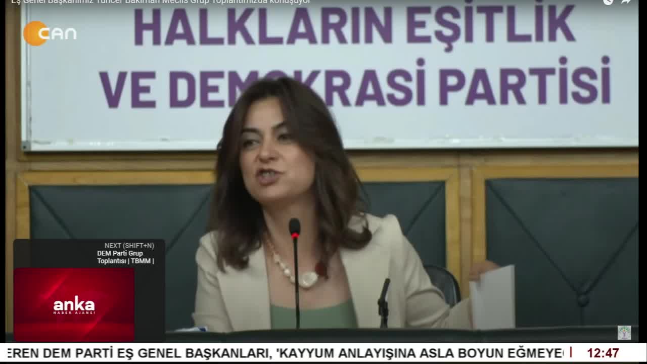 DEM Parti Grup Başkanvekili Tuncer Bakırhan Konuşuyor. - CANTV