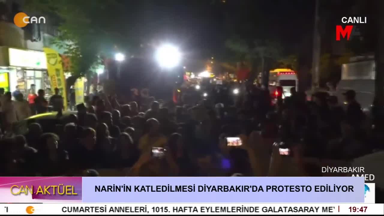 - NARİN'İN KATLEDİLMESİ DİYARBAKIR'DA PROTESTO EDİLİYOR - CANTV