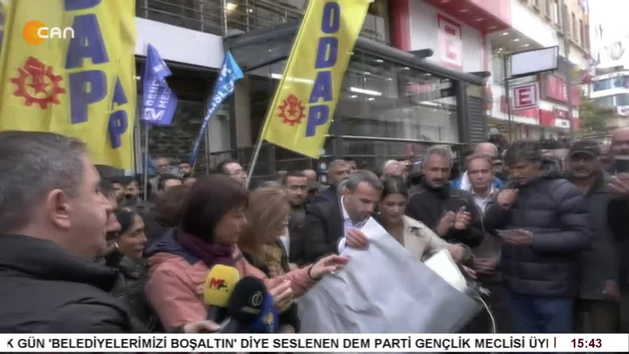 İstanbul Sancaktepe'de 'Kayyum Değil Demokrasi Buluşması' Gerçekleştiriliyor. - CANTV