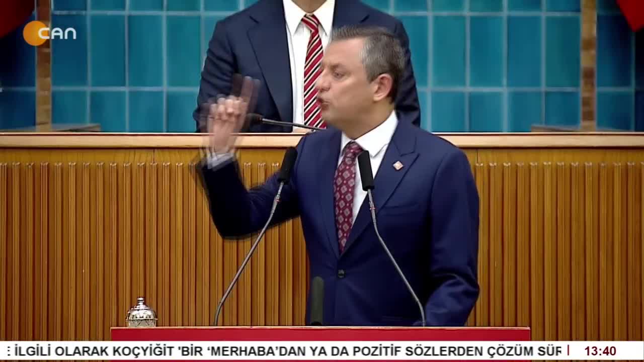 CHP Grup Toplantısı. CHP Genel Başkanı Özgür Özel Konuşuyor. - CANTV