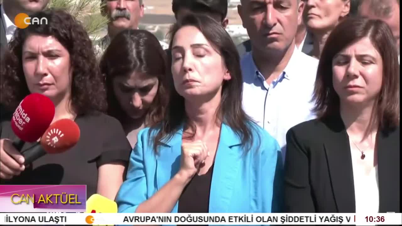 DEM Parti Narin Güran'ın Mezarını Ziyaret Etti. - CANTV