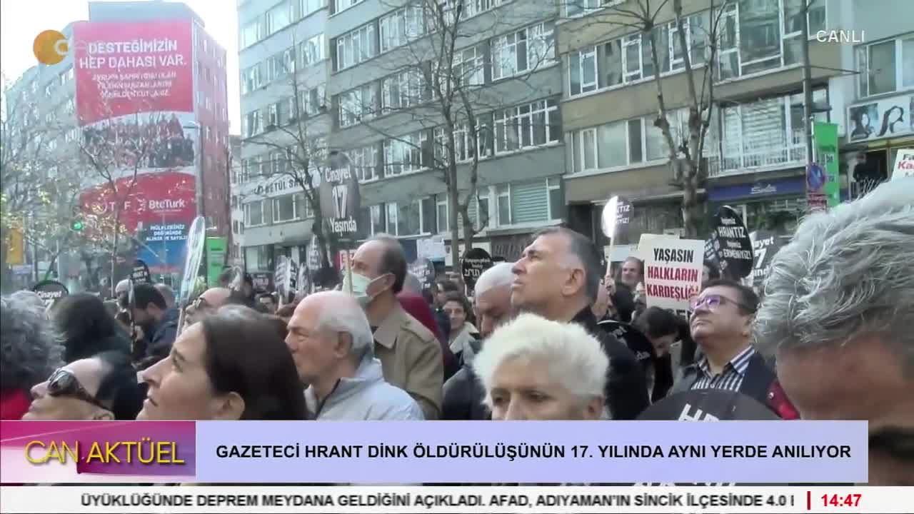 Hrant Dink Katledildiği Yerde Anılıyor.. - CANTV