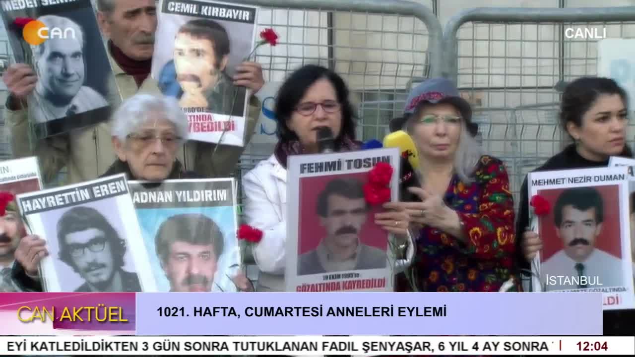 1021. Hafta Cumartesi Anneleri Eylemi. - CANTV