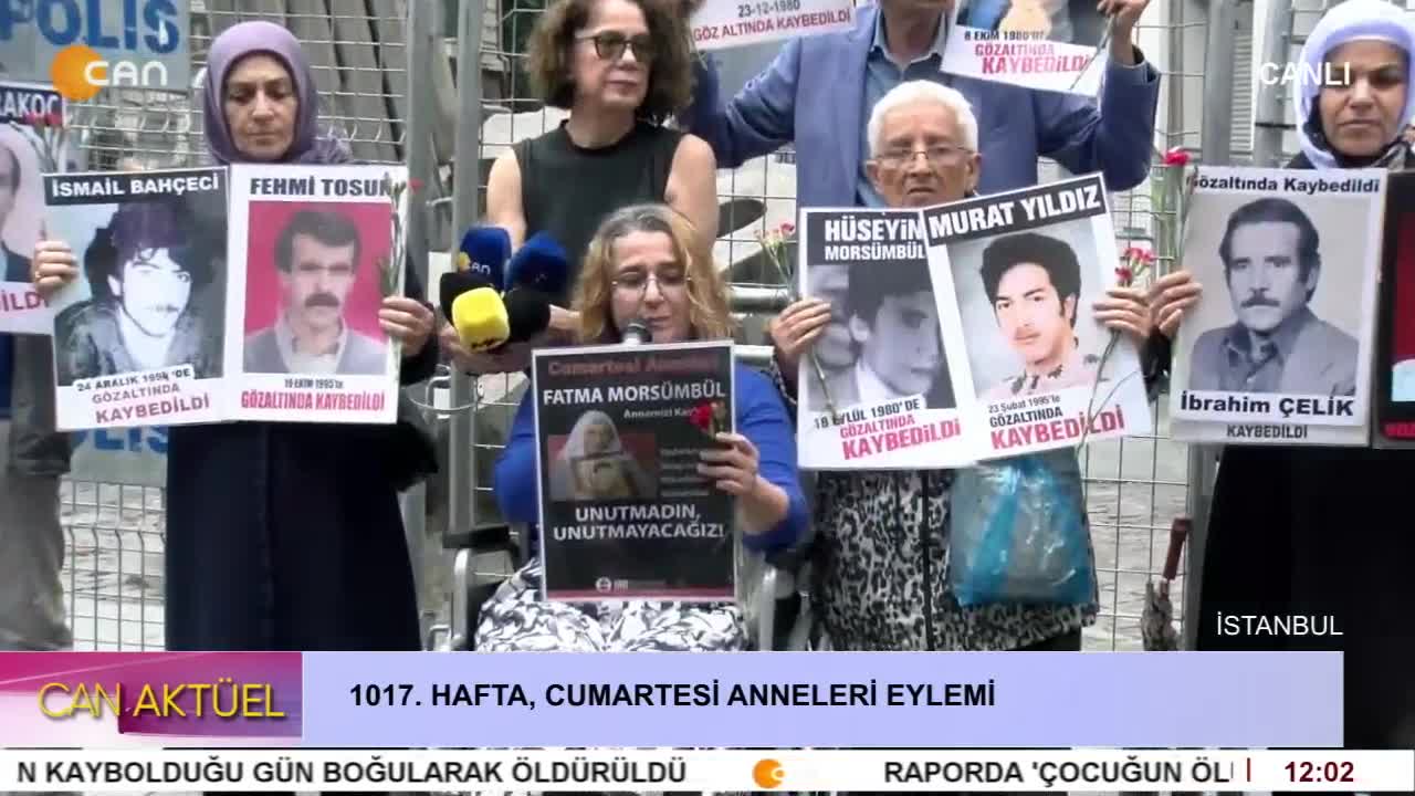 1017. Hafta Cumartesi Anneleri Eylemi. - CANTV