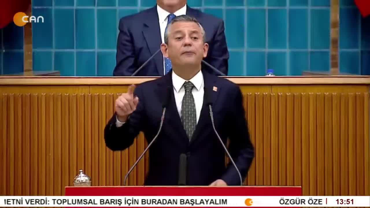 CHP Grup Toplantısı. CHP Genel Başkanı Özgür Özel Konuşuyor. - CANTV