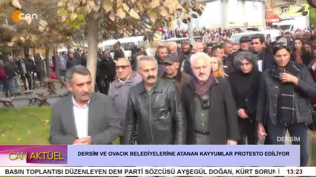 Dersim ve Ovacık Belediyelerine Kayyum Atanması Yürüyüşle Protesto Ediliyor - CANTV