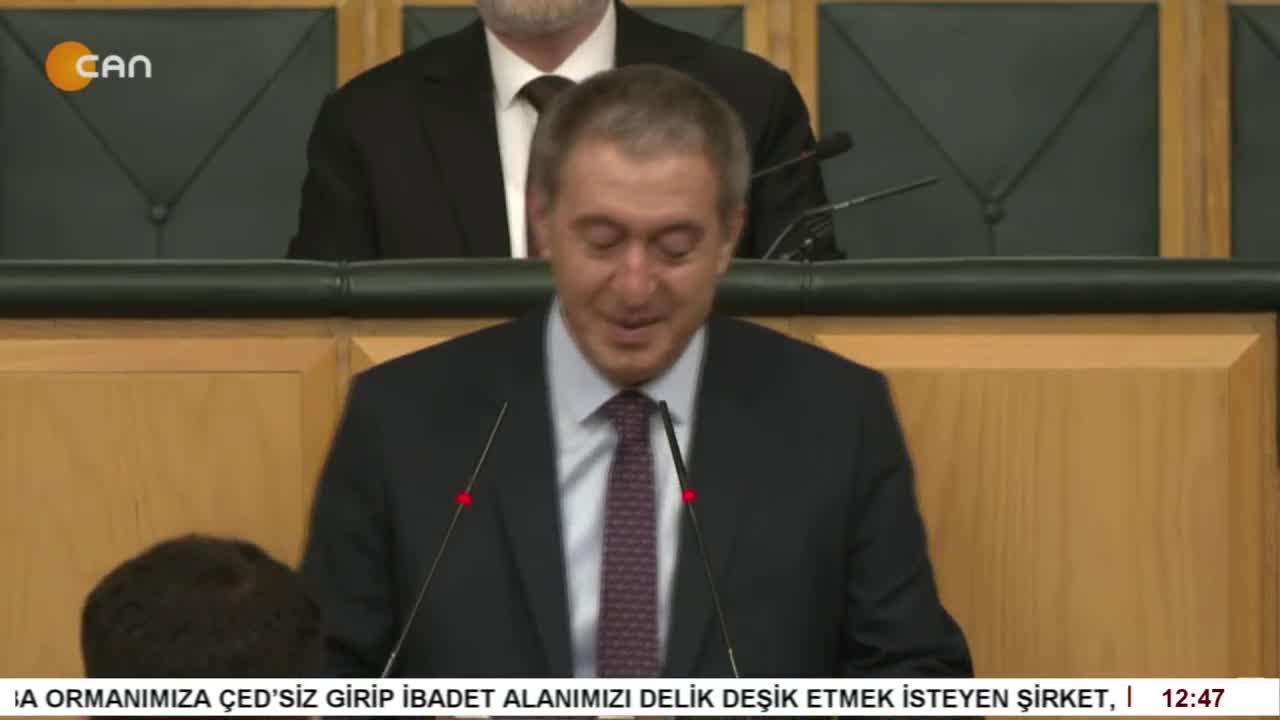 DEM Parti Grup Toplantısı, DEM Parti Eş Genel Başkanı Tuncer Bakırhan konuşuyor.. - CANTV