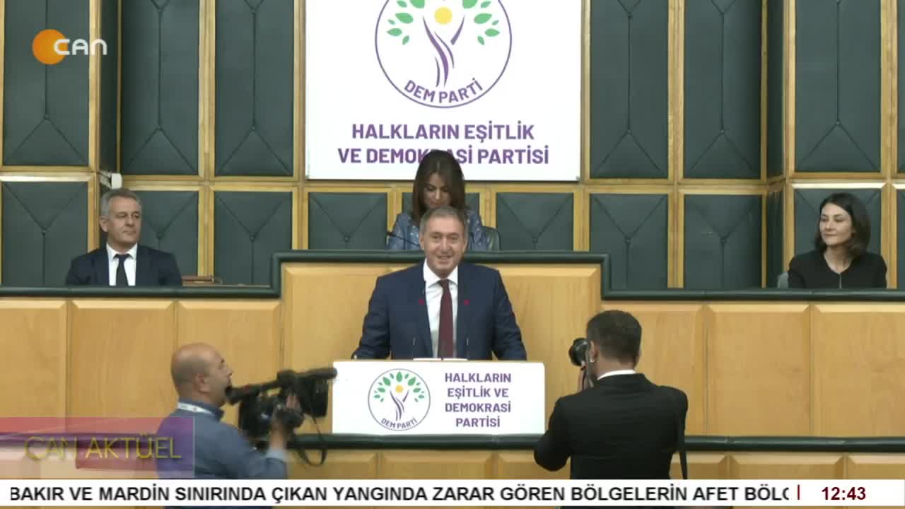 DEM Parti Eşbaşkanı Tuncer Bakırhan Konuşuyor. - CANTV