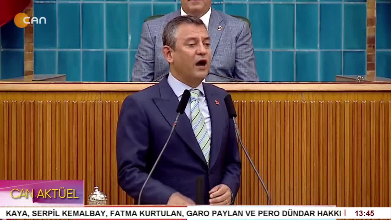 CHP Grup Toplantısı. CHP Genel Başkanı Özgür Özel Konuşuyor. - CANTV