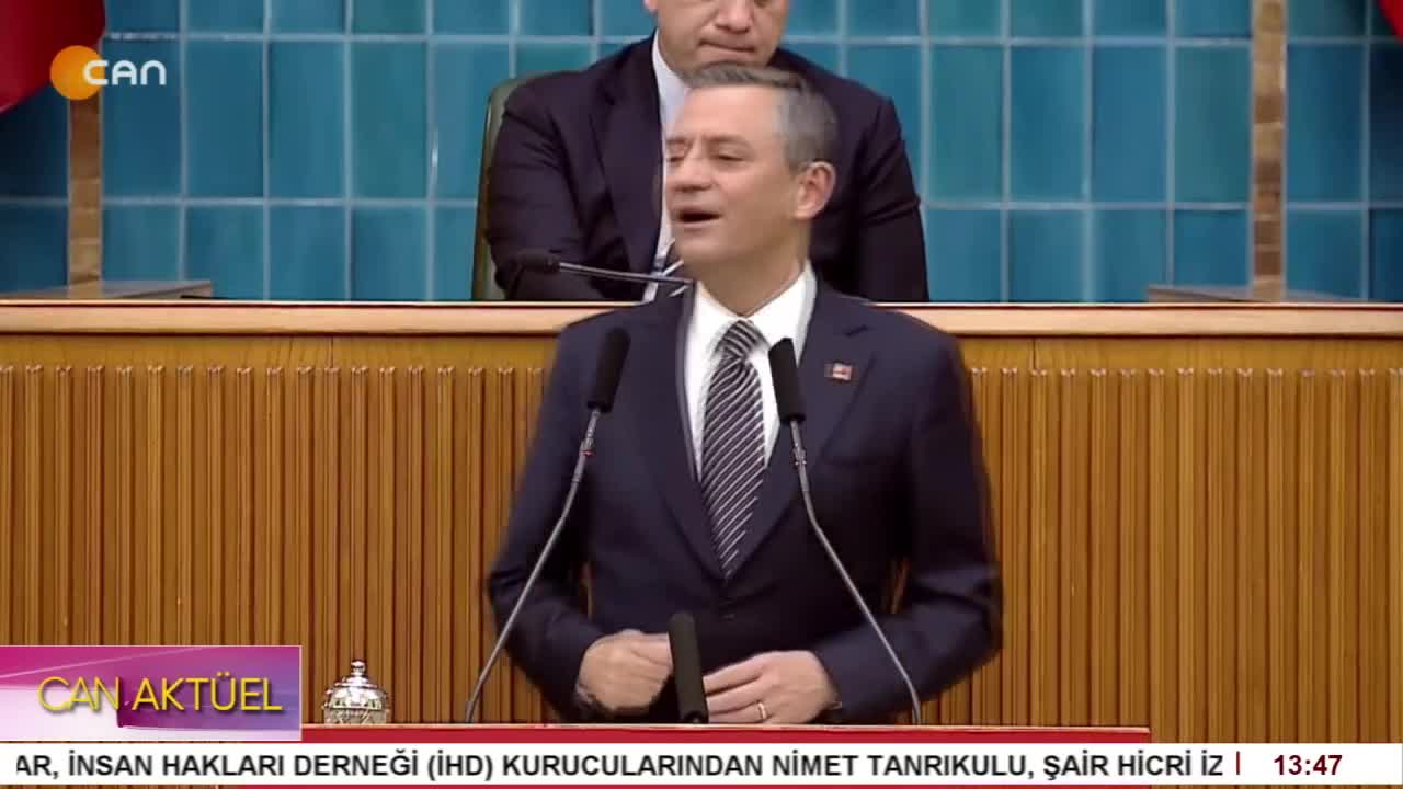 CHP Grup Toplantısı. CHP Genel Başkanı Özgür Özel Konuşuyor. - CANTV