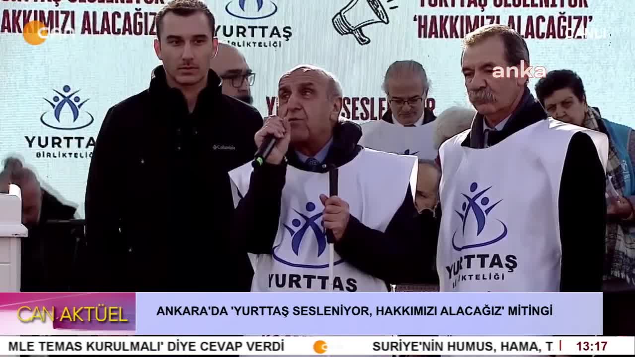 Ankara'da Yurttaş Sesleniyor, Hakkımızı Alacağız Mitingi - CANTV