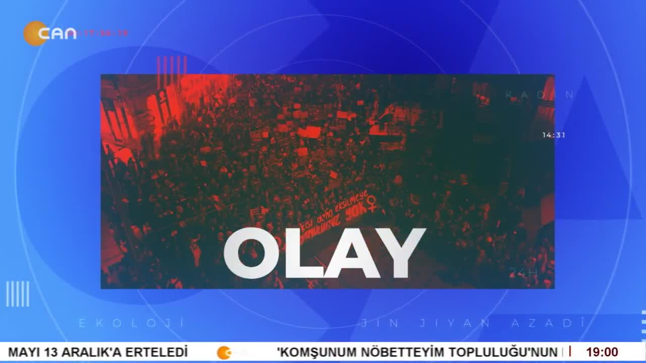 - Munzur Gözeleri'nin Koruma Statüsünden Düşürülmesi, 
- CHP'den Ahmet Özer Açıklaması, 
- Kobanê Sınırında 1 Kasım Kutlaması, 
– Elif Sonzamancı İle Can Aktüel Ana Haber - CANTV