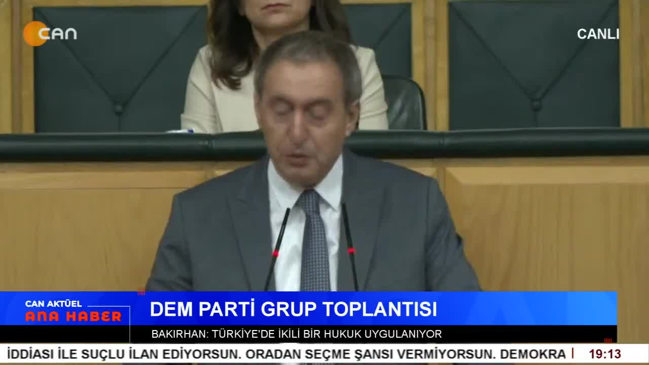 - Hakkaride İdare Gasp'ı Kayyum Protestosuna Polis Müdahalesi
- KCDP Mayıs Raporu
- Mecliste Kayyum Protestosu
- DEM Parti Ve CHP'den Grup Toplantıları
- Cemevi Başkanlığının Faaliyetlerine Tepkiler
- Serpil Çelik Mert İle Can Aktüel Ana Haber - CANTV