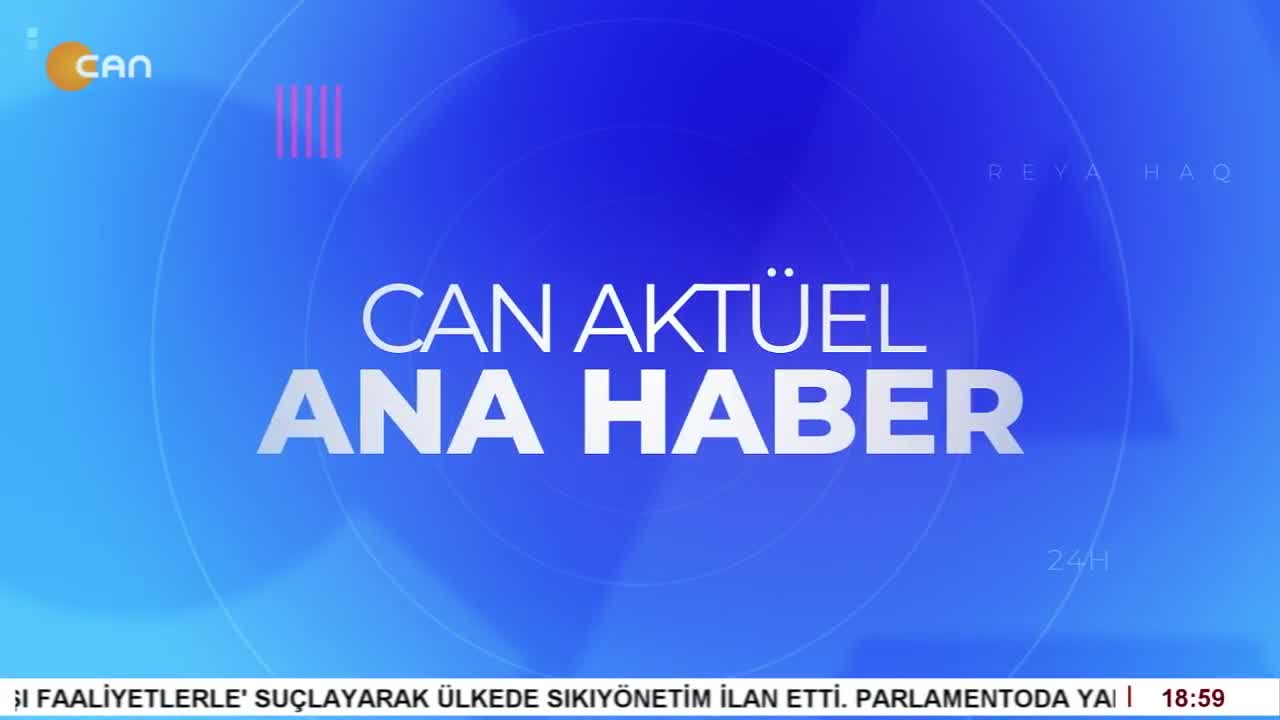 - Suriye'de Cihatçılar Halep'in Ardından Hama'yı da aldı 
- DEM Parti Basın Açıklaması, 
- Van'da Kayyum ve Saldırılara Kitlesel Tepki, 
- Elif Sonzamancı ile Can Aktüel Ana Haber. - CANTV