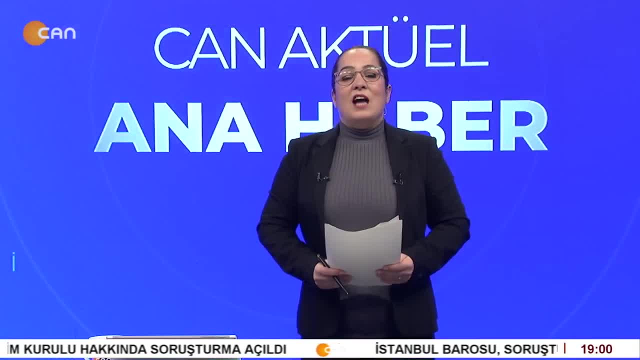 - Nusaybin-Kamışlo Nöbet Eylemi 11. Gününde. 
- Gazetecilerin Katledilmesine Tepkiler Devam Ediyor, 
- Jinnews Muhabiri Öznur Değer Hakkında Soruşturma, 
- Serpil Çelikmert ile Can Aktüel Ana Haber. - CANTV