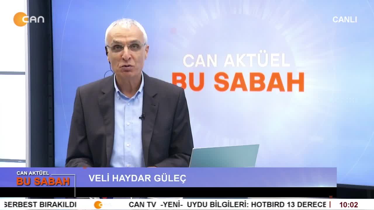 Veli Haydar Güleç’in sunduğu Can Aktüel Bu Sabah programının konukları
Prof. Dr. Ahmet Şahinöz, 
Akademisyen İsmet Konak.