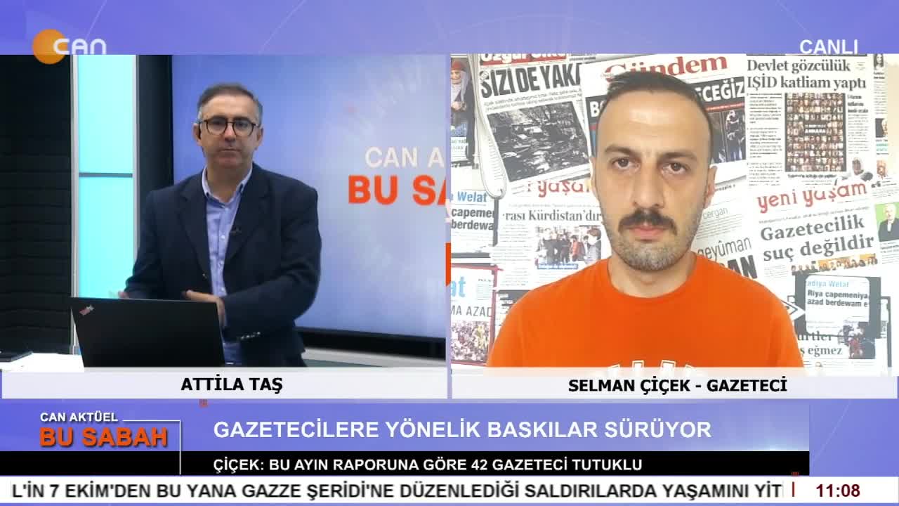 Attilâ Taş’ın sunumuyla Can Aktüel Bu Sabah programının konuğu Gazeteci Selman Çiçek 2. Bölüm - CANTV