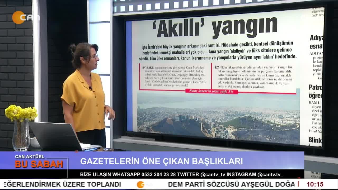 Çilem Küçükkeleş’in Sunumuyla Can Aktüel Bu Sabah – 1. Bölüm - CANTV