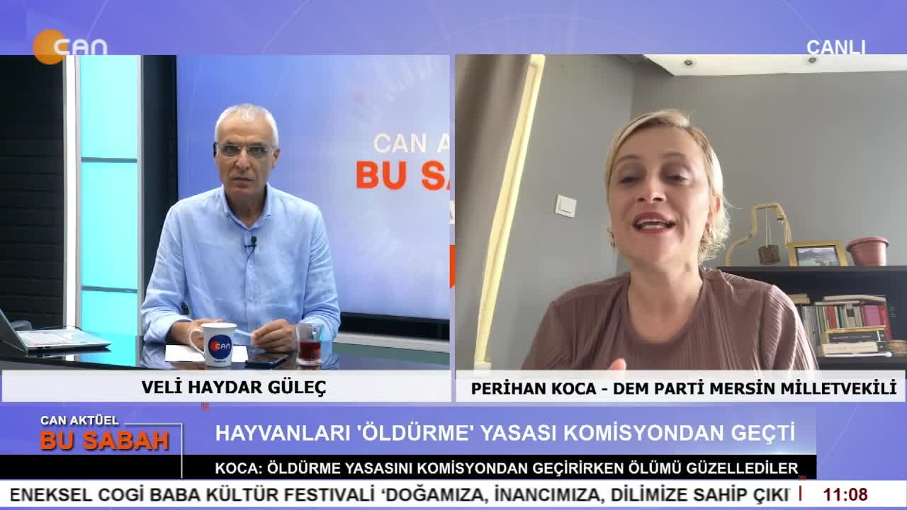 Veli Haydar Güleç’in sunumuyla Can Aktüel Bu Sabah programında konuk Dem Parti Mersin Milletvekili Perihan Koca 2. Bölüm - CANTV