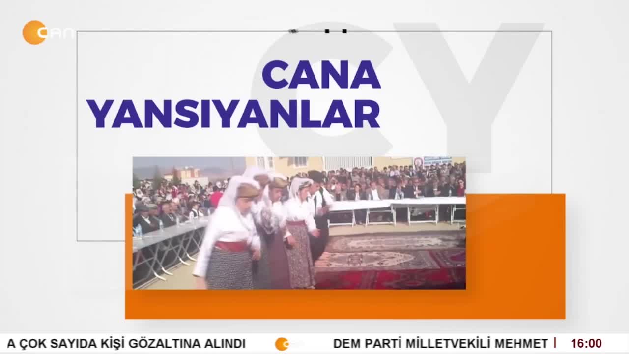 - 2 Eylül Kuruluş Festivali, 1 Mayıs Mahallesi İmar Ve Kentsel Dönüşüm Forumu
- Cana Yansıyanlar Programı CanTV'de - CANTV