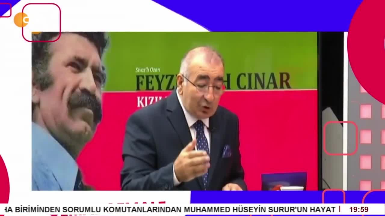 Hüseyin Kelleci ile Cemal Cemale’nin konukları Yaşam Ağacı Derneği’nden Ali Şahmo, Nazif Töre, Rıza Yıldırım, Elif Çelik, Bayram Karabulut ve Arif Erendemir. - CANTV