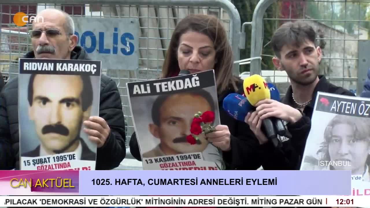 1025. Hafta Cumartesi Anneleri Eylemi. - CANTV