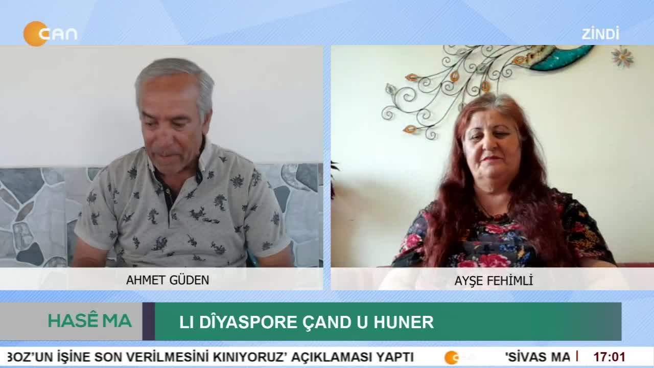  – Ahmet Güden’in Hazırlayıp Sunduğu HASÊ MA Programının Konuğu: Ayşe Fehimli - CANTV