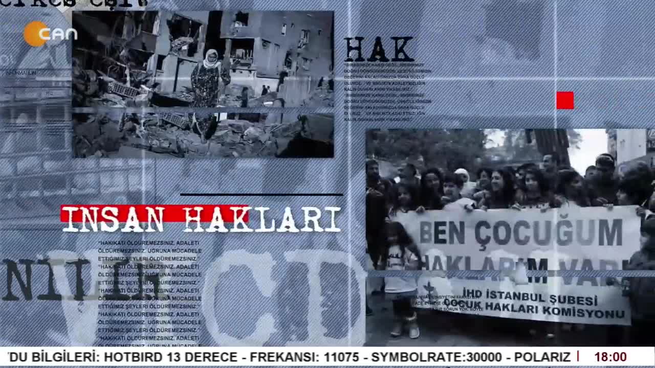 - Türkiye'nin İşkence Karnesi
- Gülsere Yoleri'nin Sunumuyla İnsan Hakları Programının Konuğu Türkiye İnsan Hakları Vakfı Yöneticisi Prof.Dr. Ümit Biçer - CANTV