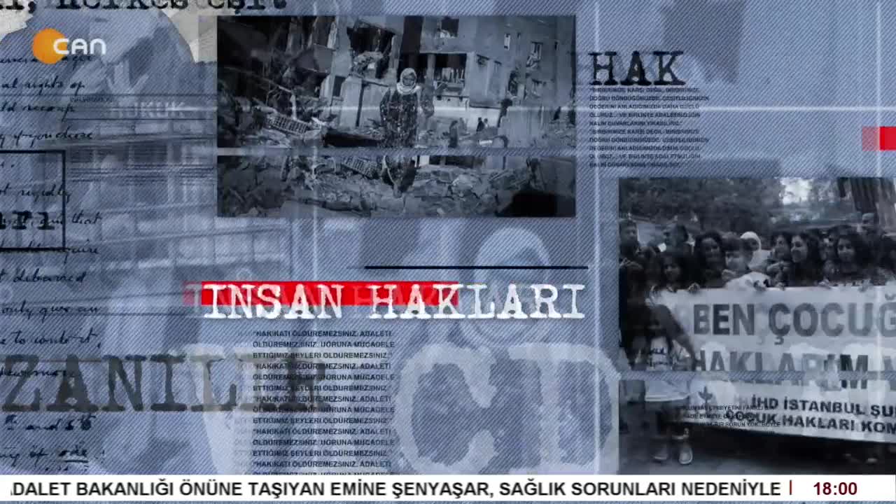 - 17 Ağustos Depreminin 25. Yılı
- 17 Ağustos'tan 6 Şubat'a
- Gülseren Yoleri'nin Sunduğu İnsan Hakları Programının Konuğu Avukat Mehtap Sert - CANTV