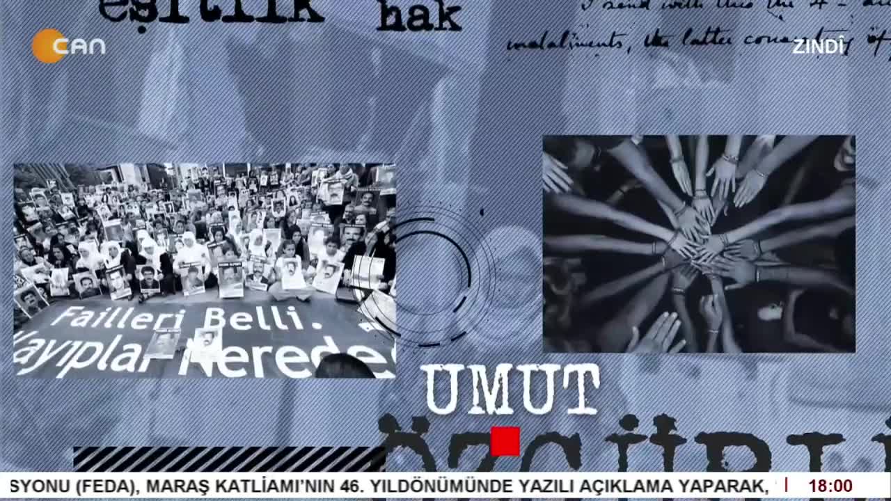 - Suriye'deki SİHA Saldırısında İki Gazeteci Katledildi
- Basın Açıklaması Yapmak İsteyen 6 Gazeteci Tutuklandı
- Gülseren Yoleri'nin Hazırlayıp Sunduğu İnsan Hakları Programının Konuğu Gazeteci Faruk Eren - CANTV